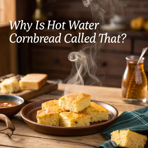 Why is hot water cornbread called that?